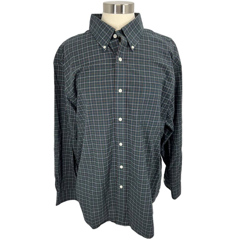 LAUREN RALPH LAUREN Plaid Button Up Dress Shirt SZ 18